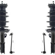 Front Struts W/ Coil Spring & Sway Bar Links For Chevrolet Sonic RS 2013-2016