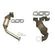 Front & Rear Manifold Catalytic Converters for Ford Fusion 2006-2008 3.0L
