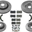 Brake Disc Brake Rotors Ceramic Pads For Jeep Grand Cherokee 2006-2010 SRT8 6.1