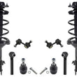 Front Coil Spring Struts Tie Rods Sway Bars for Subaru Forester 2004 2005