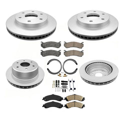 Rotores de freno Pastillas de freno Zapatas de estacionamiento y herrajes para Chevrolet Suburban 2000-06