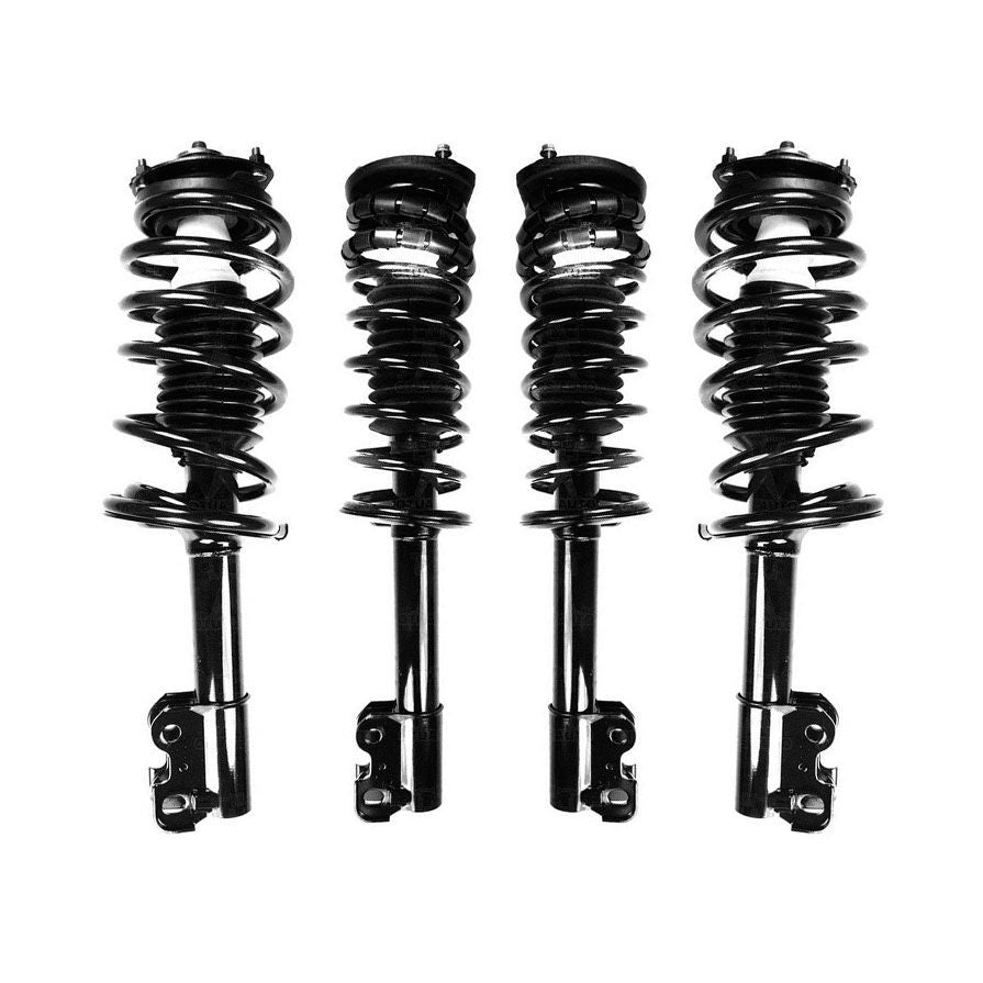 Front & Rear Complete Spring Strut and Mount For Saturn S Series 1991-2002