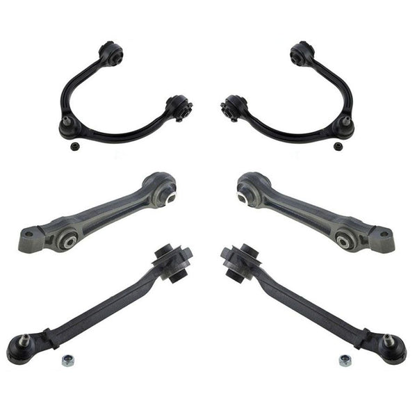 for 05-10 Rear Wheel Drive 300 100% New Upper Lower Control Arms Frt 6Pc No 6.1L