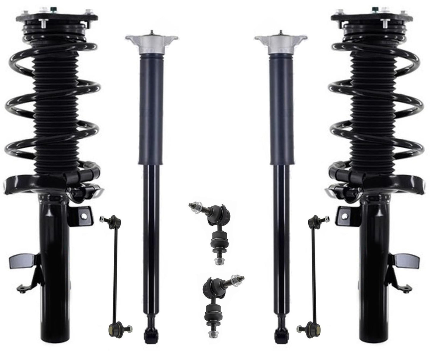 Front Struts Rear Complete Shocks & Links For Ford C-Max Hybrid SE 2013-2018