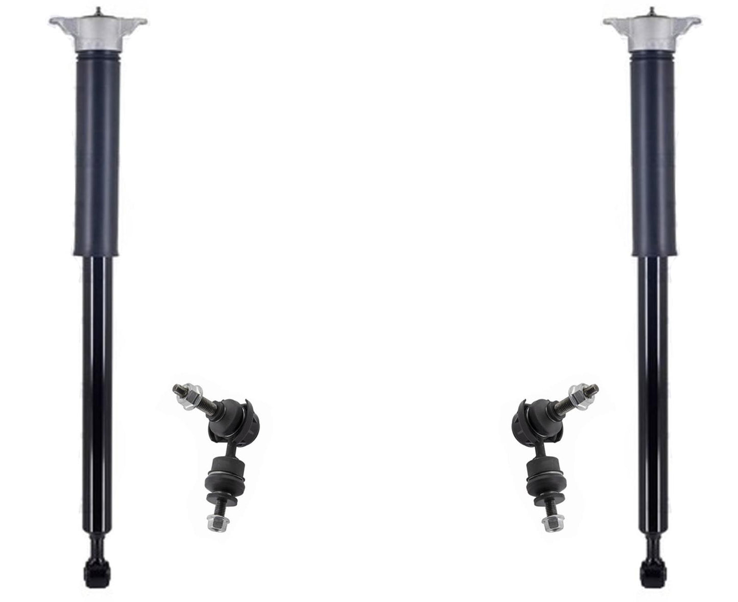 Rear Left & RIght Complete Shock Absorber & Links For Mazda 3 2.0L 2.5L 10-2013