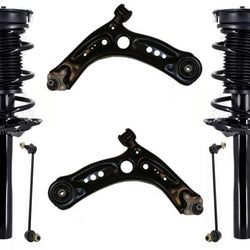 Front Struts Lower Control Arms & Links For Volkswagen Golf Sportwagen 15-2019