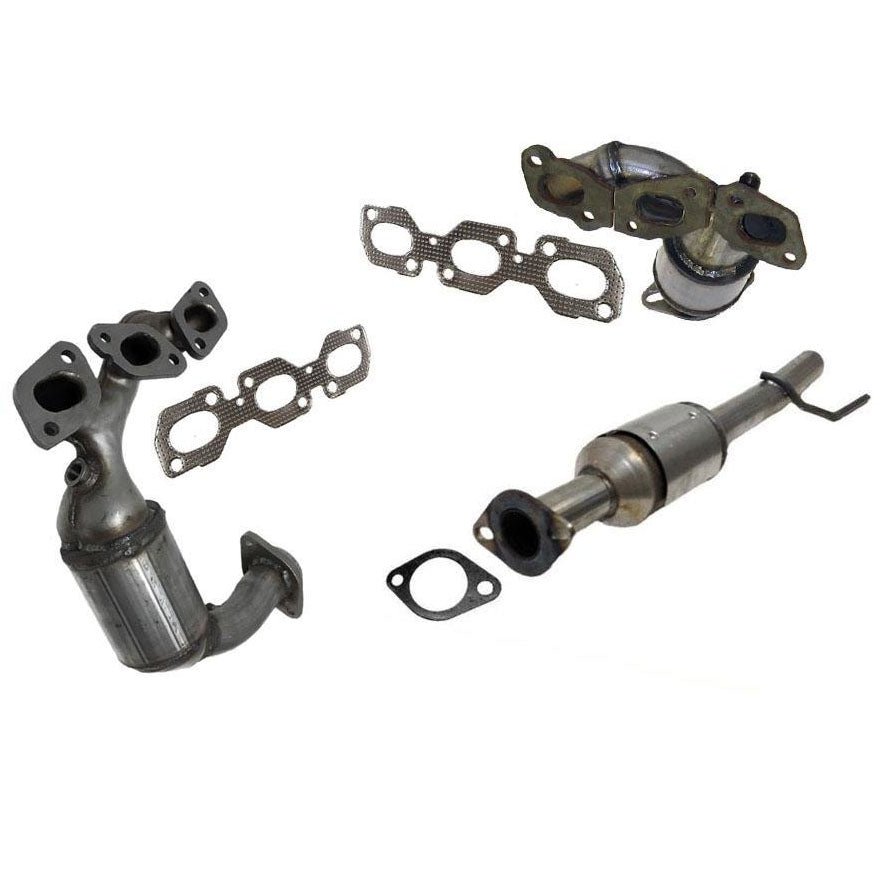 Colector y convertidor catalítico trasero con juntas para Ford Escape 3.0L 2001-2004