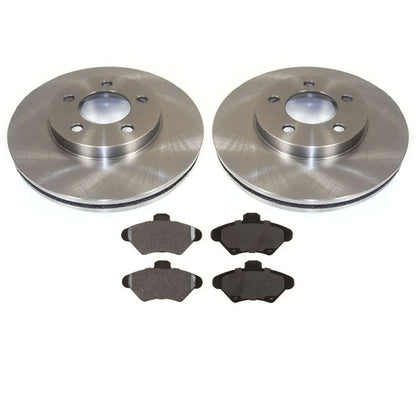 Front Brake Rotors & Ceramic Pads Fits 1993-1997 Mercury Cougar