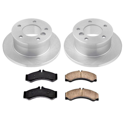 Rear Brake Disc Rotors & Brake Pads For Dodge Sprinter 2500 3500 2003-2006