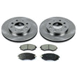 Front Brake Rotors & Pads Fits 1999-2001 Hyundai Tiburon