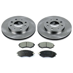 Front Brake Rotors & Pads Fits 1999-2001 Hyundai Tiburon