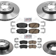 Perf Carbon Disc Brake Rotors Pads for KIA Seltos 21-23 Front Wheel Drive 2.0L