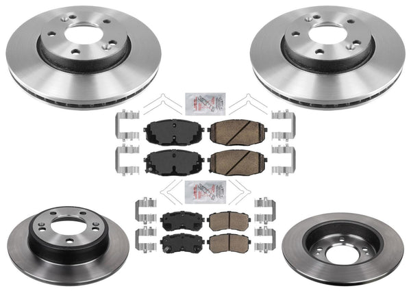 Perf Carbon Disc Brake Rotors Pads for KIA Seltos 21-23 Front Wheel Drive 2.0L