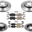 Carbon Performance Disc Brake Rotors Pads for 2017-2020 Hyundai Elantra GL GLS