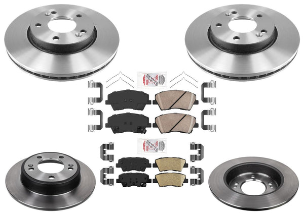 Carbon Performance Disc Brake Rotors Pads for 2017-2020 Hyundai Elantra GL GLS