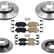 Carbon Performance Disc Brake Rotors Pads for Hyundai Elantra GT 2013-2016