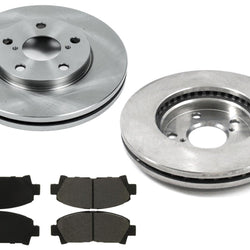Front Brake Disc Rotor Rotors & Pads for Toyota MR2 1992 1993 1994 1995 Turbo