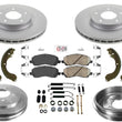 Improved Performance Disc Brake Rotors Rear Drums Shoes for Dodge Caliber 07-12