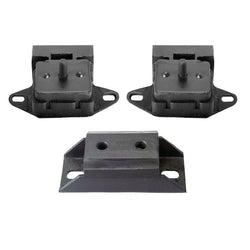 Soportes de transmisión de motor entrelazados 3 piezas para Jeep CJ5 CJ7 3.8L 4.2L 1976-1986