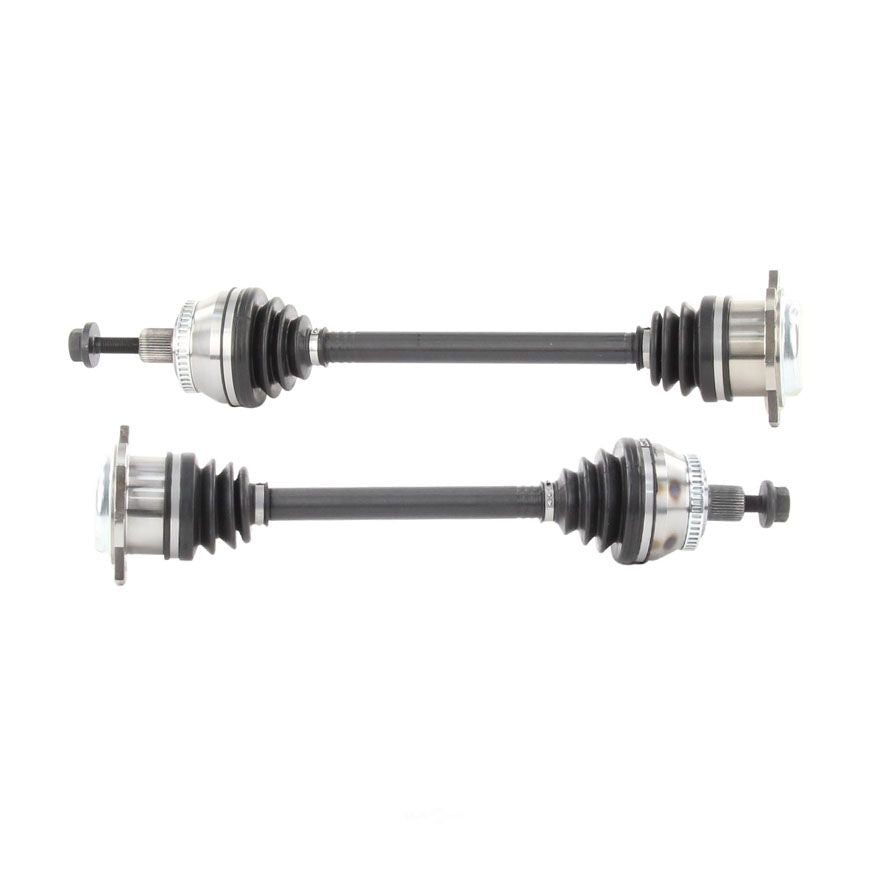 (2) 100% New Front Cv Shaft 99-04 A6 Quattro 2.7 2.8 3.0 With Automatic Transmis