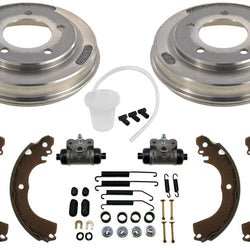 Rear Brake Drums Wheel Cylinders Hardware for Mitsubishi Lancer DE 2.0 08-16