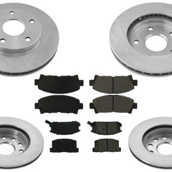 F&R Brake Disc Rotor Rotors & Pads for Toyota MR2 1992 1993 1994 1995 Turbo