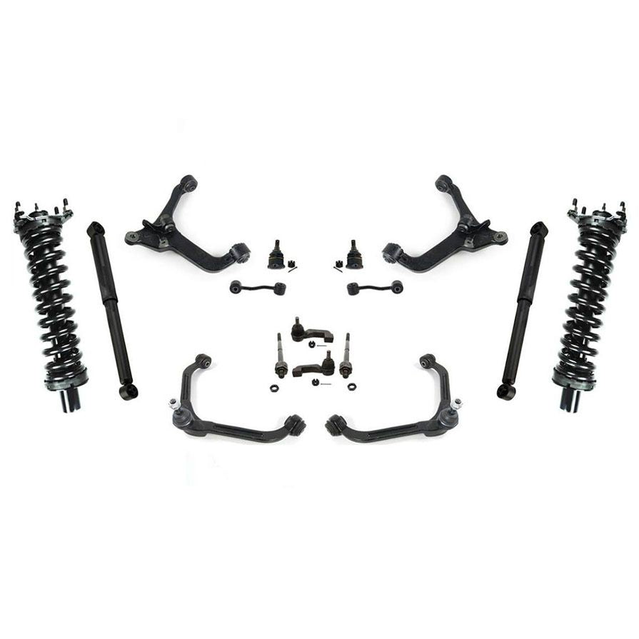 2006-2007 for Jeep Liberty Front Spring Struts Control Arms Tie Rods Rear Shocks