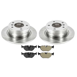 For 2003-2005 BMW Z4 2.5L Rear Brake Rotors & Brake Pads