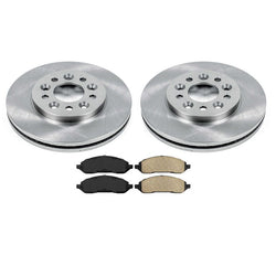 for 04-07 Ford Freestar Montery (2) Front Brake Rotors & Ceramic Brake Pads