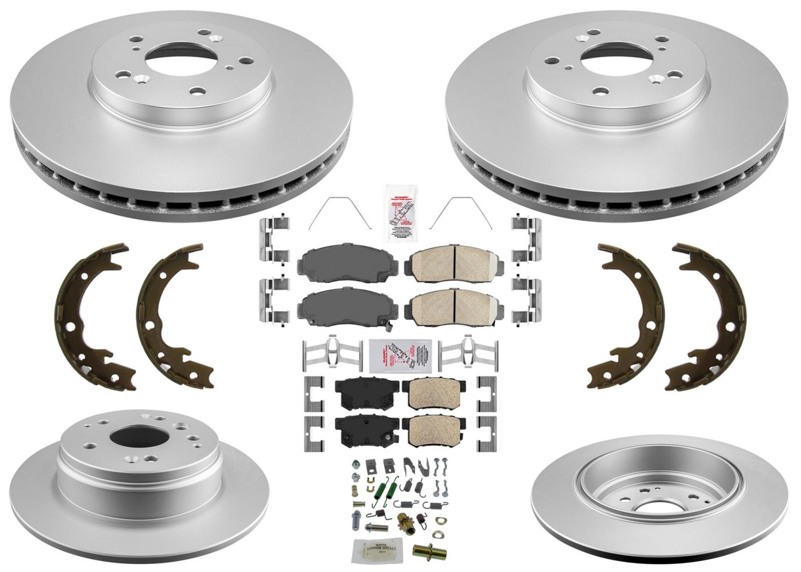 Disc Brake Rotors Disc Brake Pads For Acura TL 2004 2005 2006 2007 2008 3.2L 3.5