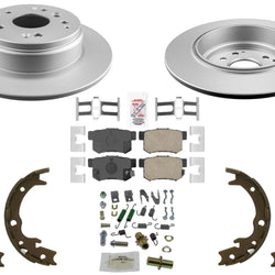 Rear Disc Brake Rotors Disc Brake Pads Parking For Honda Element 2003-2011