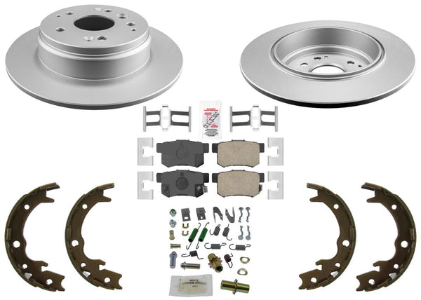Rear Disc Brake Rotors Disc Brake Pads Parking For Honda Element 2003-2011