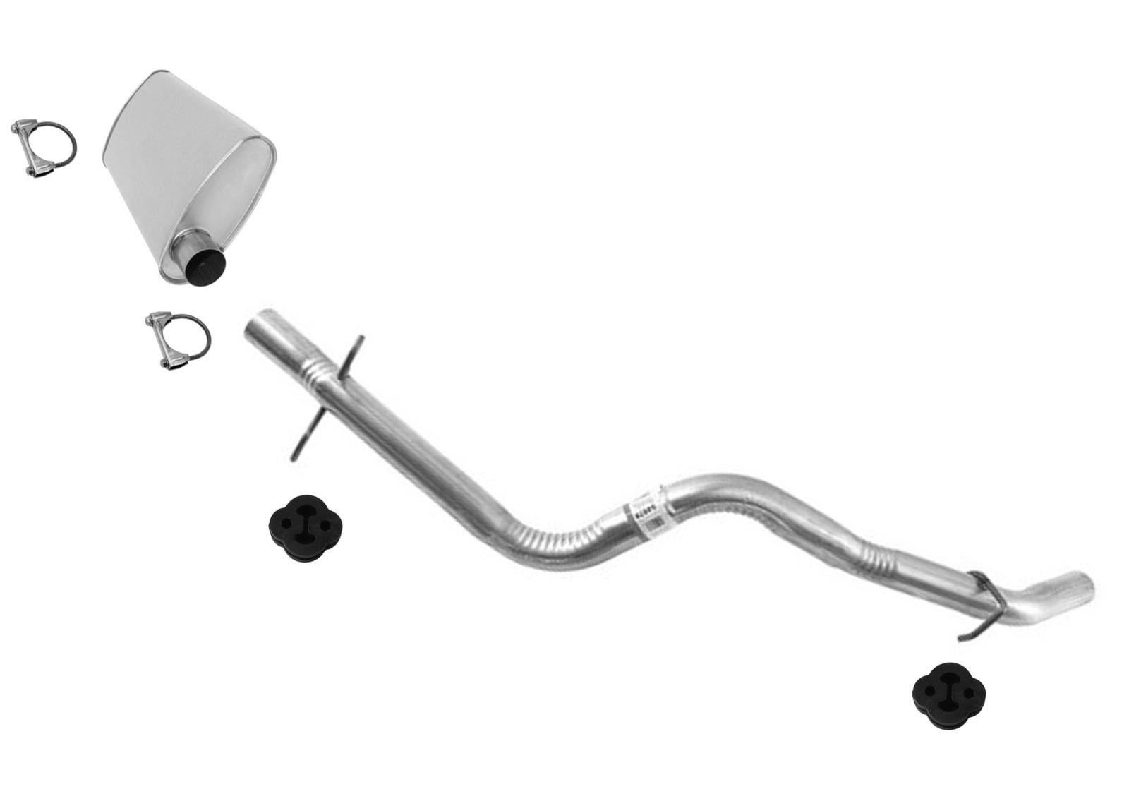 Weld on Muffler Tail Pipe for Chevrolet S10 Pick Up 96-2003 4.3 Short Bed Model