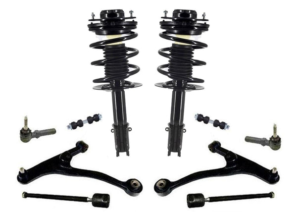Coil Spring Struts Lower Control Arm Ball Joints Tie Rods for Dodge Neon 95-99