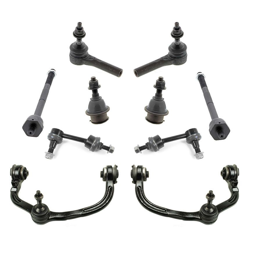 Kit de chasis de brazo de control de 10 piezas para Navegador Expedition 03-05 con suspensión neumática.
