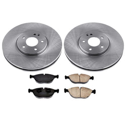 Front Brake Rotors & Brake Pads 2002-2004 for Mercedes-Benz SLK32 AMG