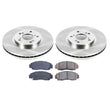 Fits Honda Accord Hybrid (2) Rear Brake Rotors & Ceramic Brake Pads 2005-2007