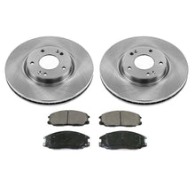 (2) Front Brake Rotors & Ceramic Pads Fits 04-06 Amanti 3.5L 04-05 XG350