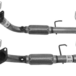 Front Left & Right Converter Flex Pipe & Gaskets for Kia Sorento 07-09