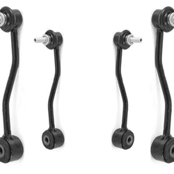 Front & Rear Sway Bar Links W/ Bushings For Jeep Wrangler 2018-2022