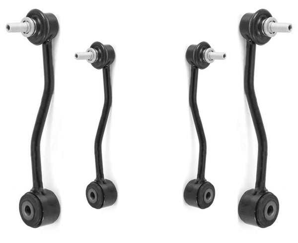 Front & Rear Sway Bar Links W/ Bushings For Jeep Wrangler 2018-2022