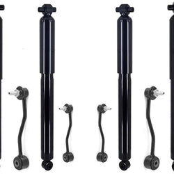 Front & Rear Shocks Absorber Front & Rear Links For Jeep Wrangler 2.0L 18-2023