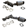 Front L&R Manifold Catalytic Converter for Genesis Coupe 2010 2011 2012 3.8L