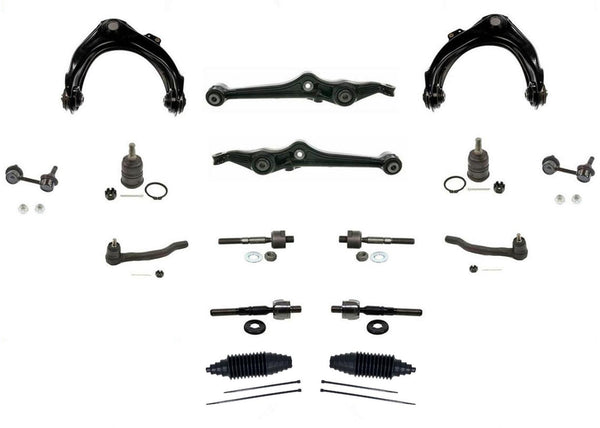 Front Upper & Lower Control Arm Ball Joint Tie Rods & Links For Accord 1998-02