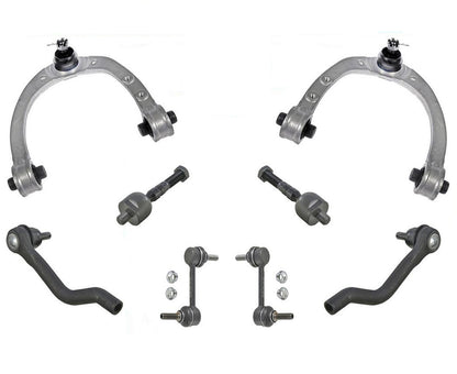 Brazos de control superiores delanteros, varillas de amarre interiores y exteriores, enlaces de barra estabilizadora para Acura RL 05-12