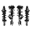 2001-02 Fits Honda Civic (4) Front & Rear Quick Spring Strut and Mount