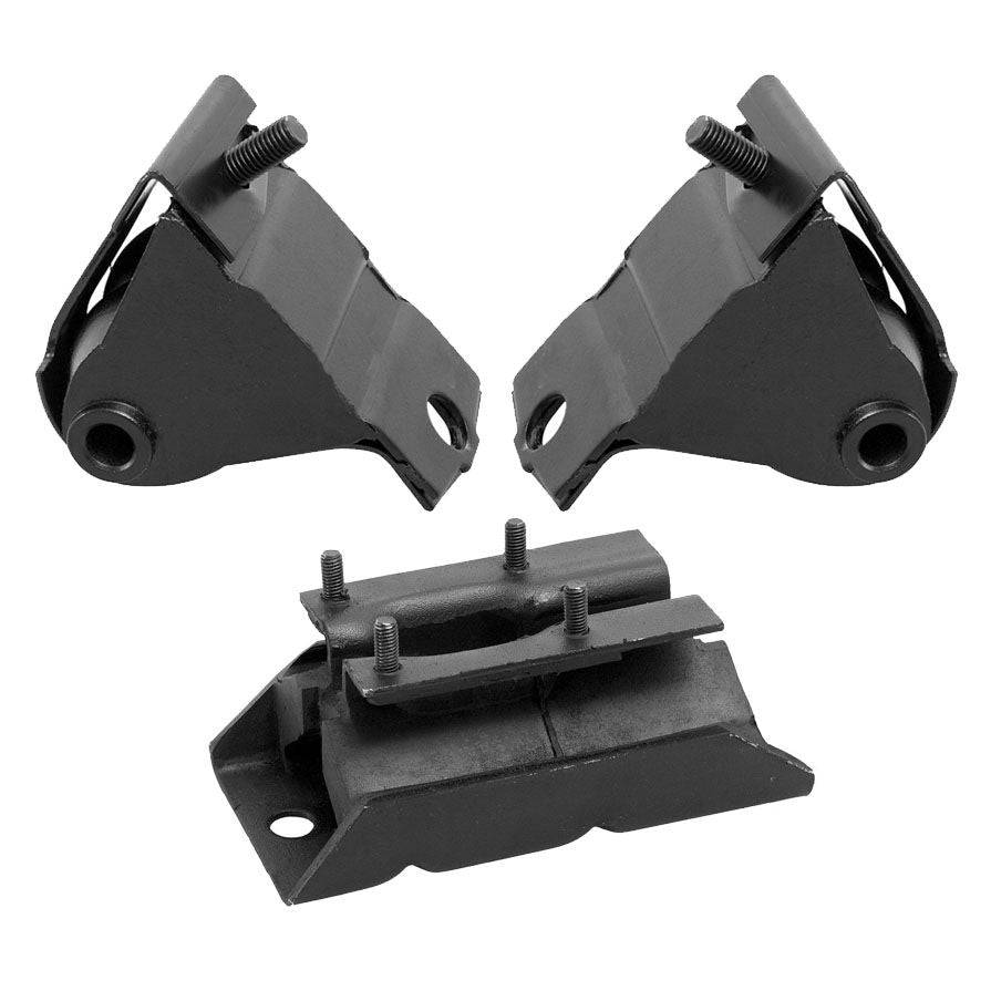 1987-1999 for Jeep Cherokee 4.0L 3Pc Engine & Transmission Motor Mounts