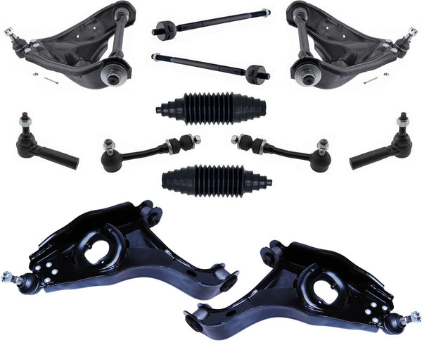 Frnt Upper & Lower Arms Tie Rods & Links For Durango 2000-2003 Rear Wheel Drive