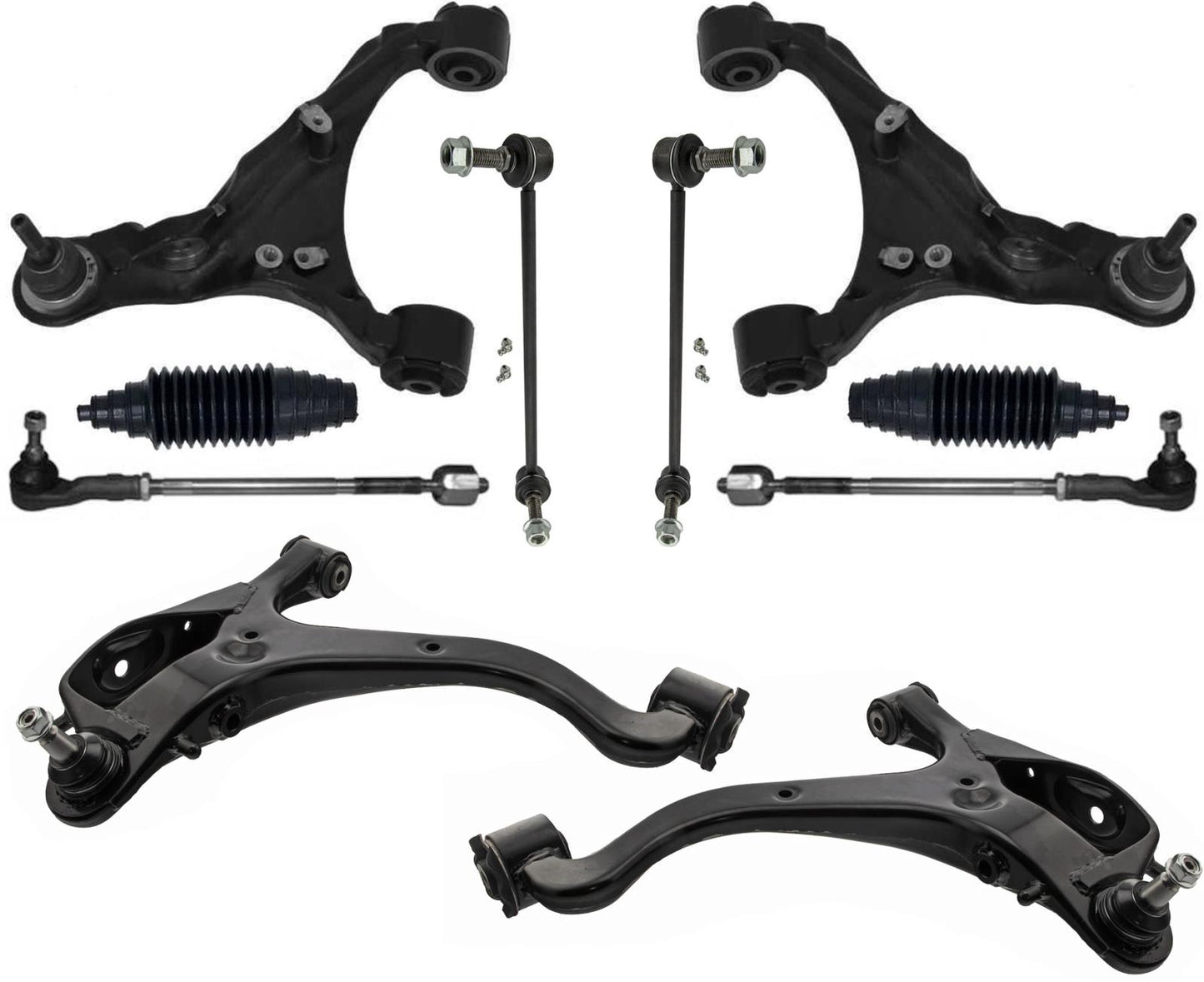 Front Control Arms Tie Rods & Links For Land Rover Range Rover Sport 2006-2009