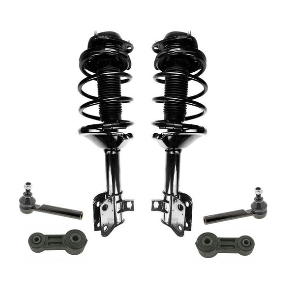 1331749L 1331749R (2) Front Quick Spring Strut and Mount Tie Rods Sway Bar Links